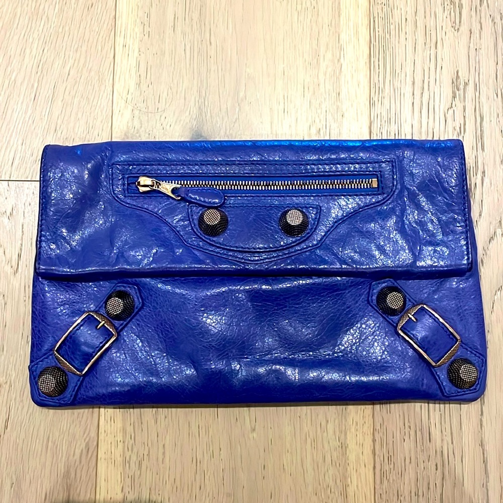 Balenciaga Indigo Arena Clutch💙💙💙